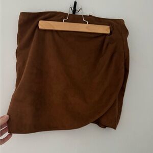 Abercrombie & Fitch Brown Mini Skirt